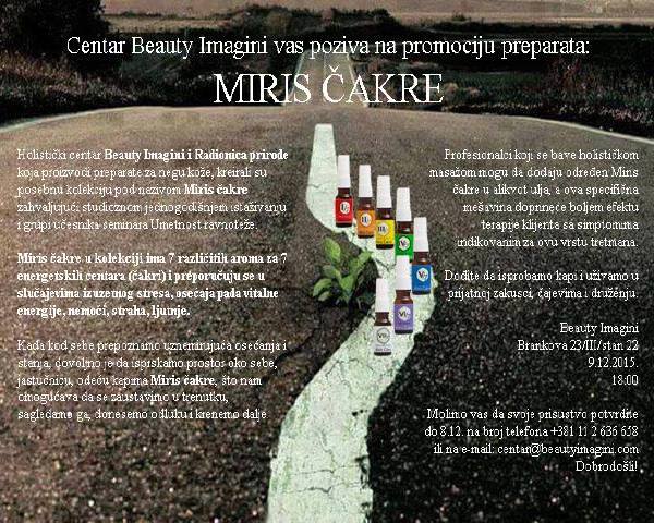 Promocija MIRIS ČAKRE